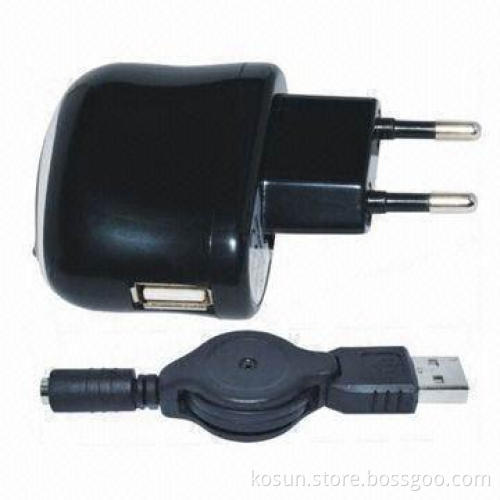 USB Travel Charger, Sized 55.3 x 33 x 81.8mm
